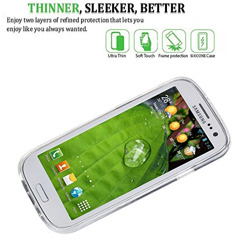 Samsung Galaxy S3   S3 Neo Funda  iVoler TPU Silicona Case Cover Dura Parachoques Carcasa Funda Bumper para Samsung Galaxy S3   S3 Neo   Ultra-delgado   Shock-Absorci  n   Anti-Ara  azos   Transparente - Garant  a Incondicional de 18 Meses