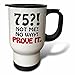Produktbild 3dRose 75 Nicht beweisen, ME No Way it-Travel Tasse, 14 oz, Edelstahl, Mehrfarbig, 8,57 x 11.83 X 15,24 cm