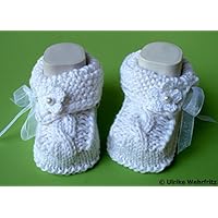 Babyschuhe Tracht Landhaus Taufschuhe gestrickt
