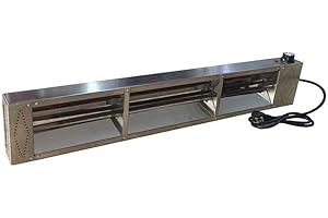 S-POMY Lampe Chauffante Accrochante d'acier Inoxydable, Commercial Réchaufeur d'aliments pour Les Buffet Restaurants et Les Cuisines D'hôtel, Gardez la Nourriture et Les Plats au Chaud