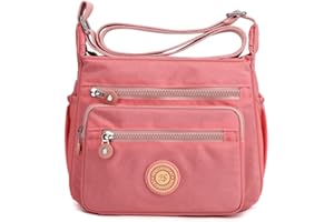 Simcat Crossbody Bag Multi-Pocket Crossbody Handbags Womens Shoulder Bags Messenger Bags Nylon Waterproof Bags for Ladies Wife Mom Large