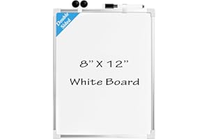 LANYOTA Magnetisches Whiteboard, Doppelseitige White Board Magnetische Desktop Schreibtafel Kinder Memoboard mit Stiften,Tragbare Staffelei Whiteboard für Kinder,Studenten, Schulbedarf, Büro (20 * 30cm)