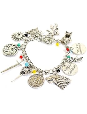 Game of Thrones Charm-Armband SchmuckStark Lannister Targaryen Anhänger