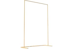 YISSALE Arche de mariage carrée en métal pour décoration de jardin 2 x 1,5 m