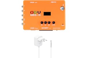 Mcbazel Scart do VGA/HDMI 720p/960p/1080p Konwerter do konsoli gier retro