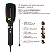 High quality Hair Straightener comb - Electric Straight Hair Styling Brush with 2 Free Hair Clips, Anti Scald Gloves and Small Cleanup Brush - Hair straightening Brush Babyliss Is Simple To Operate (Black)-ccbetter