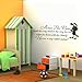 Produktbild Er war EIN sehr Kaninchen Vinyl Cartoon Story Wand Aufkleber Peter Hase Wandsticker Zitat Worte Home Art Dekoration, Vinyl, weiß, 14"x34"