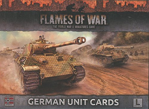Preisvergleich Produktbild Flames of War: Late War: German Unit Cards