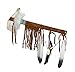 Produktbild Indianer Tomahawk ca. 33 cm. echter Knochen Leder Federn Deko Fasching Fotoshooting