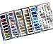 12 Sets Mix Fashion Design Trendy Nail Wrap Foils Stickers HOT SALE! Z275 UK