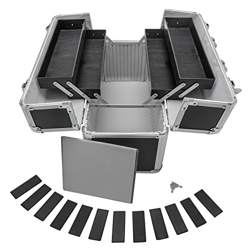 Werkzeugkoffer Angelkoffer Präsentationskoffer + Tragegurt Schlüssel Farbwahl - 3