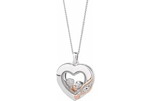 Clogau Past Present Future Inner Charm Heart Pendant Standard