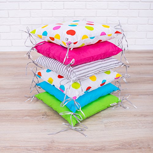 Amilian® Baby Nestchen Bettumrandung 210 cm Design18 Bettnestchen Kantenschutz Kopfschutz für Babybett Bettausstattung