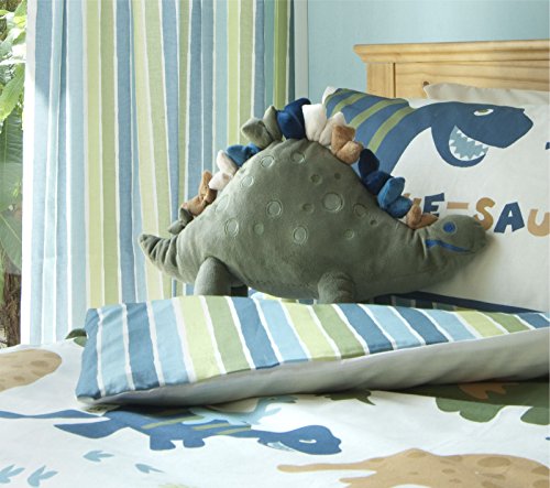 Preisvergleich Produktbild Catherine Lansfield Kids Kissen in Form eines Dinosauriers, Mehrfarbig