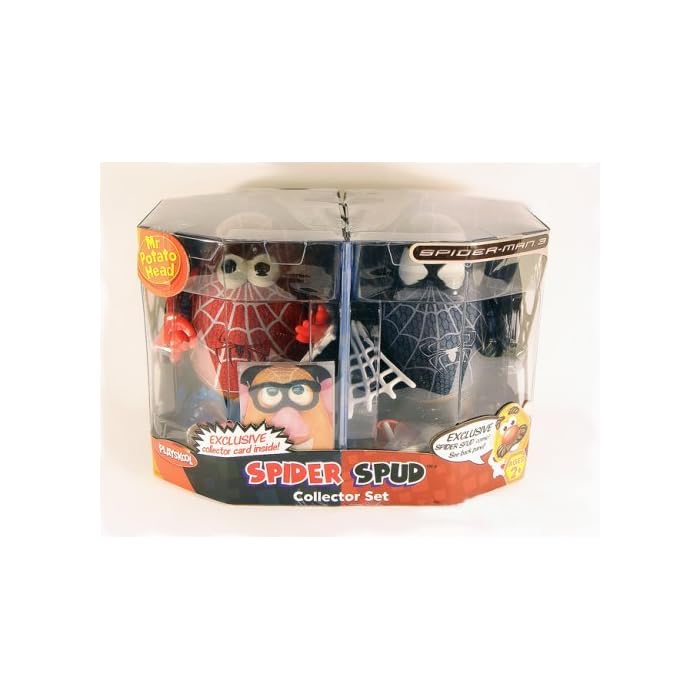 Buy Mr. Potato Head Spider Spud Collector Set Black and Red Spider Man
