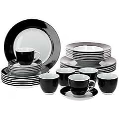Suchergebnis auf Amazon.de für: Geschirr Schwarz Weiß: Küche, Haushalt