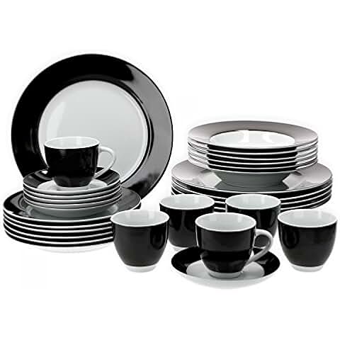 Suchergebnis auf Amazon.de für: Geschirr Schwarz Weiß: Küche, Haushalt