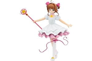 Banpresto Figura de Accion Sakura Kinomoto Cardcaptor Sakura Sakura Card 20cm - BP28964P Multicolor - Figura Coleccionable - Ideal para los fanaticos del Anime
