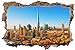 Produktbild Dubai Skyline Stadt City Wandtattoo Wandsticker Wandaufkleber D1259 Größe 70 cm x 110 cm