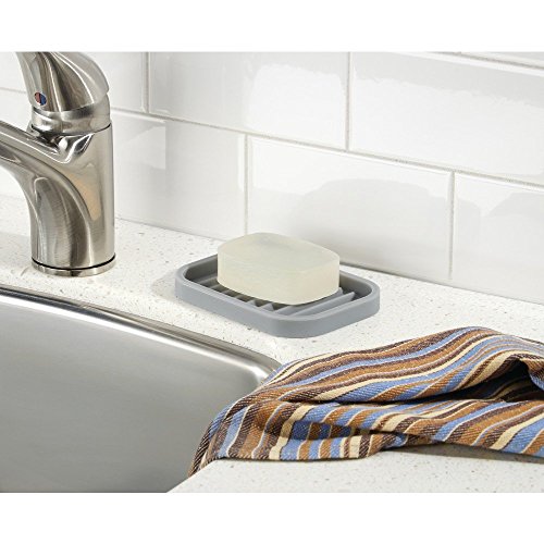 InterDesign 64383EU Lineo Seifenschale, grau - 2