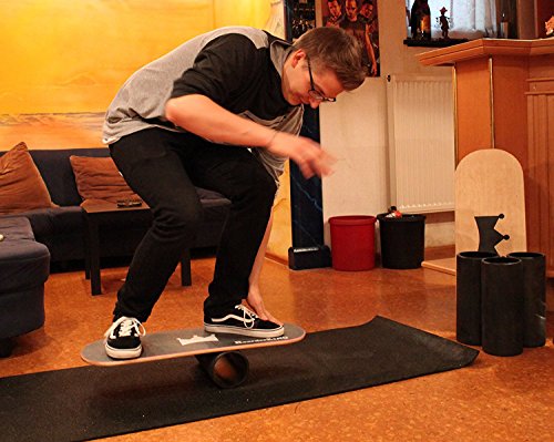 Indoorboard „BoarderKING“ Skateboard Surfboard Balanceboard – surfen im Wohnzimmer - 9