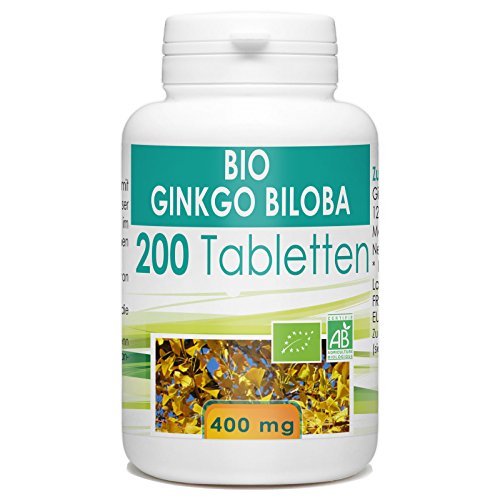 Preisvergleich Produktbild Bio Ginkgo Biloba 400mg - 200 Tabletten