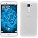 Produktbild PhoneNatic Case für LG K10 Hülle Silikon weiß, transparent + 2 Schutzfolien