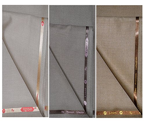 Kundan Sulz Gwalior Mens Executive Beige, Light Cadbury & Light Golden Color Fancy Formal Trouser Fabric ( 3 Pant Pieces for Men ) RS.999 (60.00% Off) - Amazon Kundan Sulz Gwalior Mens Executive Beige, Light Cadbury & Light Golden Color Fancy Formal Trouser Fabric ( 3 Pant Pieces for Men ) RS.999 (60.00% Off) - Amazon