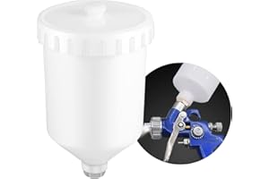 Dasing 600 ml tazza di ricambio per aerografo, pistola a spruzzo, tazza di ricambio per pistola per verniciatura, bicchiere di