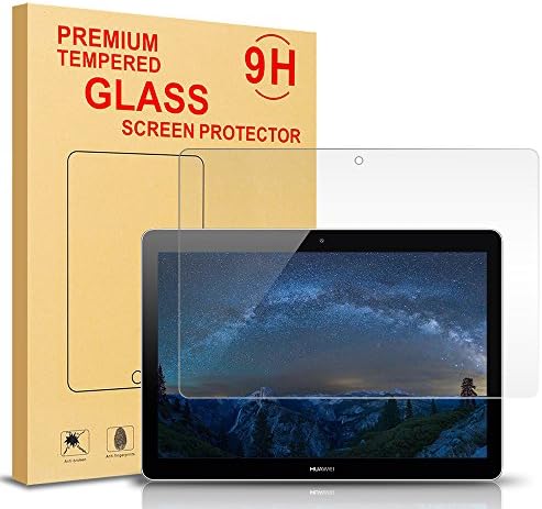 Huawei Mediapad T3 10.0 screen protector, iDudu [9H Hardness] [Crystal Clear] Premium Tempered Glass Screen Protector for Huawei Mediapad T3 10.0 screen protector - Lifetime warranty