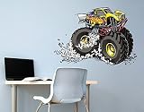 Wandtattoo Hot Wheels Monster Truck B x H: 40cm x 27cm von Klebefieber®