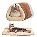 Produktbild Katzenhöhle,Legendog Faltbare Plüsch Katzenhaus Katzenbett Katzenkissen Warm Cat CushionKatzenhöhle mit Mit quietschendem Papier im Inneren