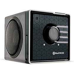 GOgroove BlueSYNC BX Altavoz Bluetooth NFC Micrófono Recargable – Compatible con Samsung Galaxy S3 Neo / Huawei Ascend P7 - L10 / Huawei Ascend P7 - L10 / Honor 3C / BQ Aquaris E5 LTE … ¡y más! – Metal