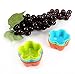 Produktbild leisial 10pcs Silikon des Kuchenform, der Kuchen Backform von Gelatine, Seife azar-forma Blumenform