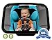 Kosee Back Seat Baby Review Shatterproof Extra Large Mirror View featuring Easy Fit Adjustable Strap
