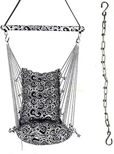Kkriya Home Decor Jumbo Swing Collection (Silver Black)