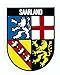 Produktbild carstyling XXL Aufkleber Wappen Saarland 115 x 90 mm ~ Schneller Versand Innerhalb 24 Stunden ~