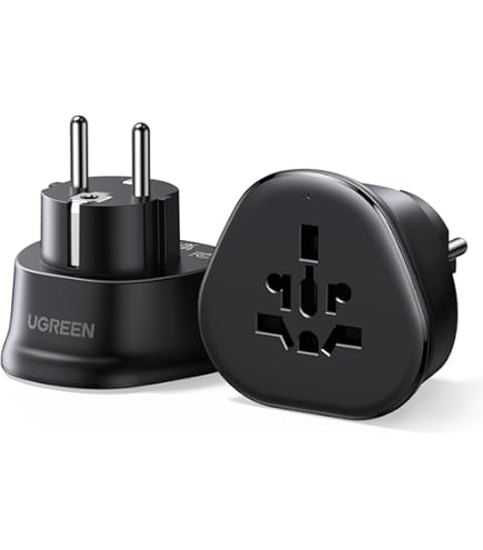 Universal Travel Adapter Worldwide with 2 USB C and 2 USB A