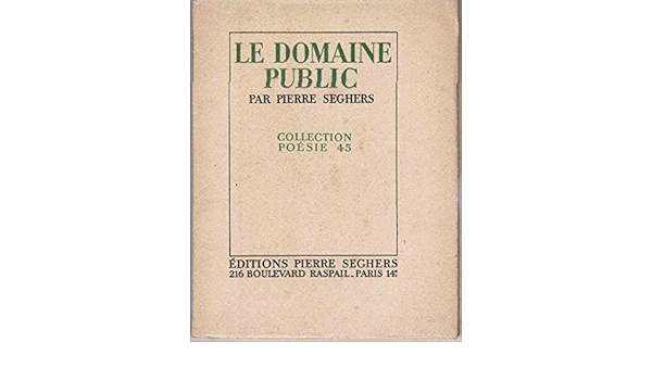 couverture de : Le domaine public