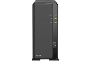 Synology DS124 - Discstation NAS 1-Bay (Realtek RTD1619B, 4 core, 1,7 GHz, 1 GB DDR4 RAM, 1 porta LAN RJ-45 1 GbE) da 4 TB bundle con 1 HDD Seagate IronWolf da 4 TB