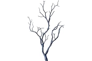 TOYANDONA 3 Stück Künstliche Äste Getrockneter Kunststoff Lebensechte Falsche Äste Gefälschte Äste Künstliche Äste für Vase Home Office Dekoration (Blau)