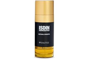 ISDIN ISDINCEUTICS Retinal Smooth, Serum bifásico de noche con retinal para primeras arrugas y líneas de expresión, Enfocado a pieles jóvenes o para empezar con retinal, 50ml