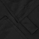 Deconovo Vorhang Blickdicht Schlaufen Gardinen Schlafzimmer Thermogardine Schlaufen Schlaufenschal 175×140 cm Schwarz 2er set - 4