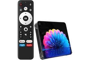 RUPA Android TV Box 13.0, 2025 8K Neueste Smart TV Box mit RAM 4GB ROM 32GB WiFi6 Enternet 10/100M Bluetooth 5.0 USB3.0 Unterstützt 3D HD Cast Screen Android Box