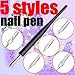Nail Art Design Flower Line Drawing Pen 5 Style Heads
