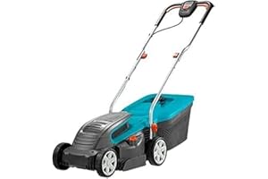 Gardena PowerMax Li-40/32 Akkurasenmäher (ohne Akku): Rasenmäher bis 280 m², 32 cm Schnittbreite, 40 l Fassungsvolumen, Schnitthöhe 20-60 mm, klappbares Gestänge, ergonomischer Handgriff (5033-55)