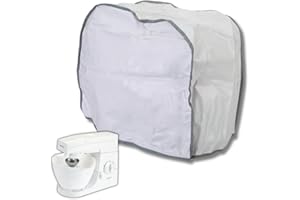 UTIZ Housse anti-poussière universelle en plastique pour robots et robots Kenwood KM200 KitchenAiid Chef (taille : 40 cm x 26 cm x 38 cm) – Substitut pour 29021 (couvercle anti-poussière)
