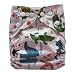 Alva Baby Double Rows of Snaps Reuseable Waterproof Adjustable Cloth Nappy With 2 Liners N26-EU
