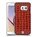 Price comparison product image Head Case Designs Maroon Crocodile Skin Pattern Hard Back Case for Samsung Galaxy S7