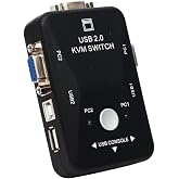 2 port usb kvm switch, 2 kasa 1 monit&ouml;r switch, 2 Bilgisayarı Tek Elden Y&ouml;netin,